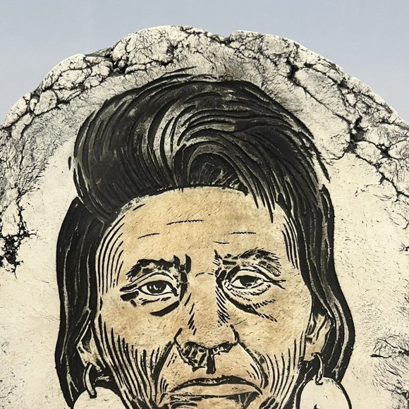 Shapes Of Clay By Stan Langtwait Mount St Helen Ash Native American Chief Joseph - Picture 3 of 16